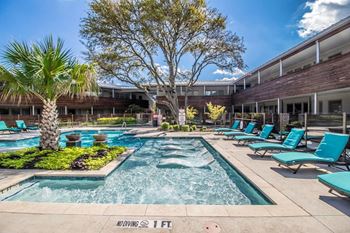 Resort glass enclosed swimming pool